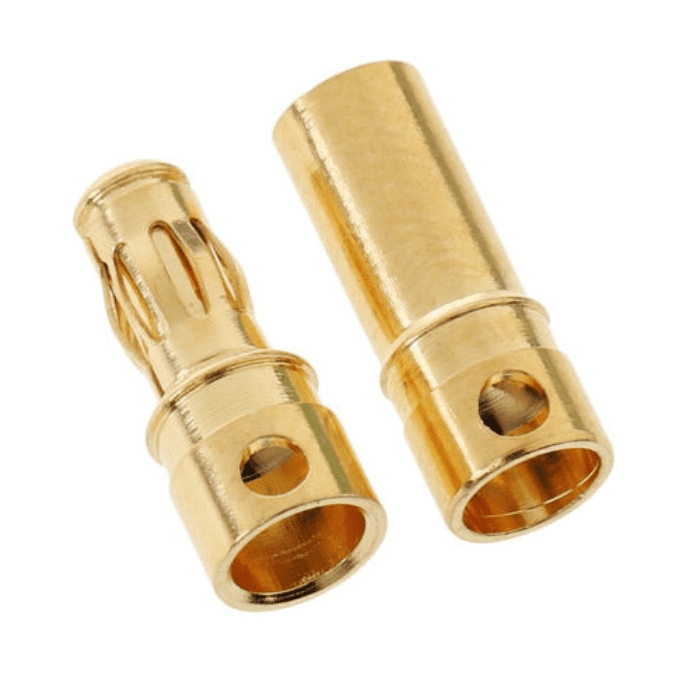 Iotcart 3.5mm Male Female Banana Plug Bullet Connector (Pack of 10) - RC & Lab Use