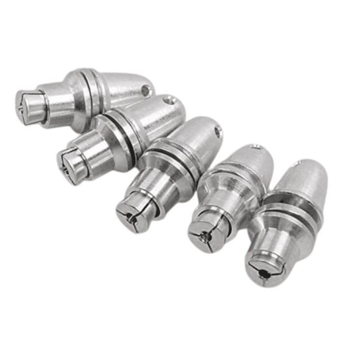 Robocraze RC Aluminum Bullet Propeller Adapter (2.3mm) for Brushless Motors - 5pcs