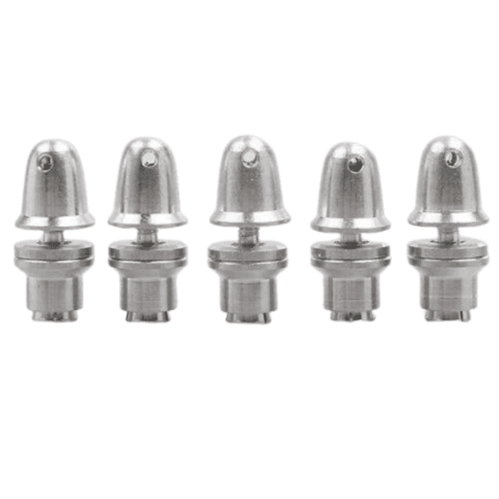 Robocraze RC Aluminum Bullet Propeller Adapter (2.3mm) for Brushless Motors - 5pcs