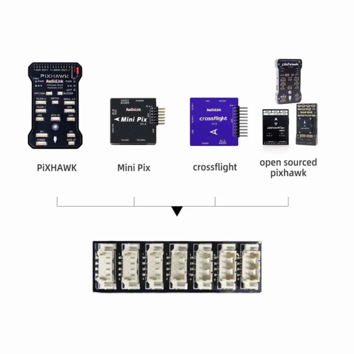 Radiolink 7P I2C Obstacle Avoidance Drone Expansion Board for PIXHAWK/Mini Pix