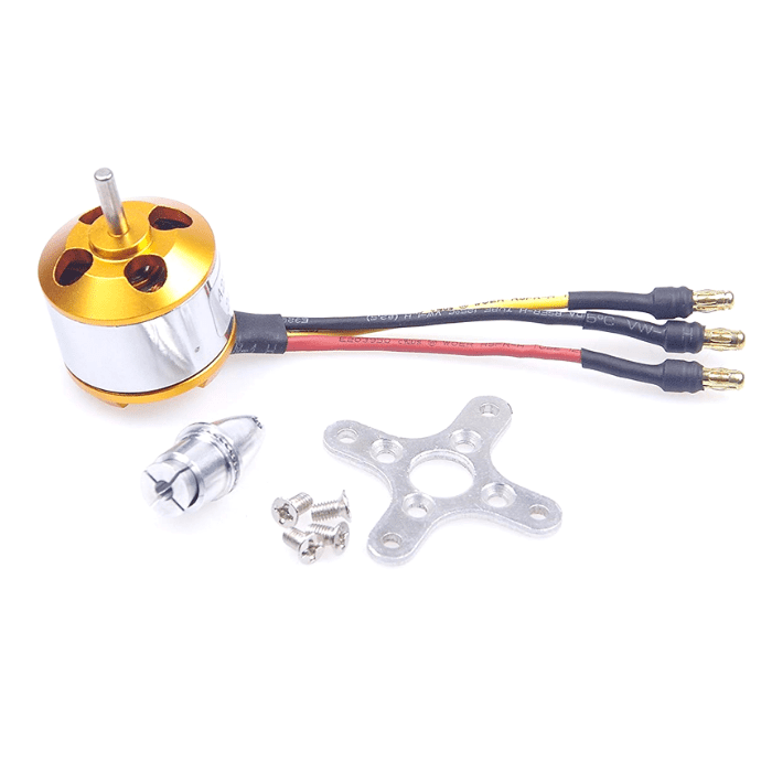 A2212 2450KV BLDC Motor for RC Drones and Quadcopters - High-Speed Brushless Motor