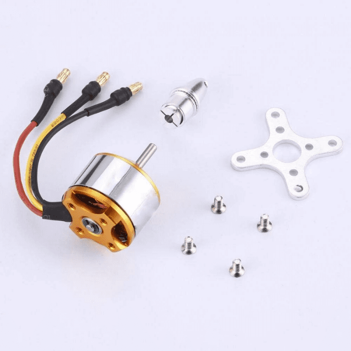 A2212 2450KV BLDC Motor for RC Drones and Quadcopters - High-Speed Brushless Motor