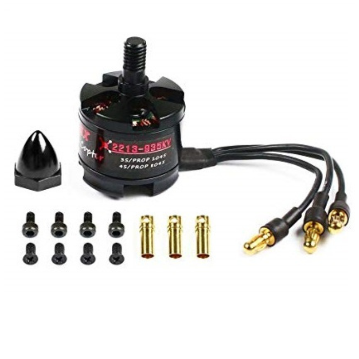 Emax MT2213 935kV Brushless Motor with 1045 Propeller Pair - Buy for Drone Builds in India