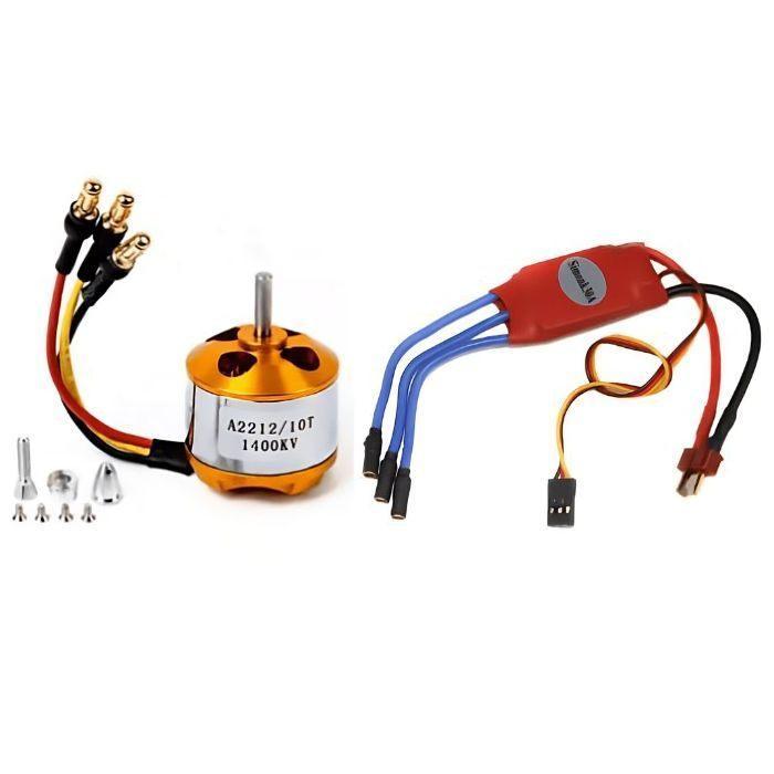 Iotcart A2212 1400KV BLDC Motor & SimonK 30A ESC for RC Drones - High-Performance Quadcopter Combo