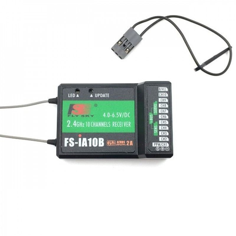 FlySky FS-iA10B Radio Receiver- 2.4GHz 10 Channel