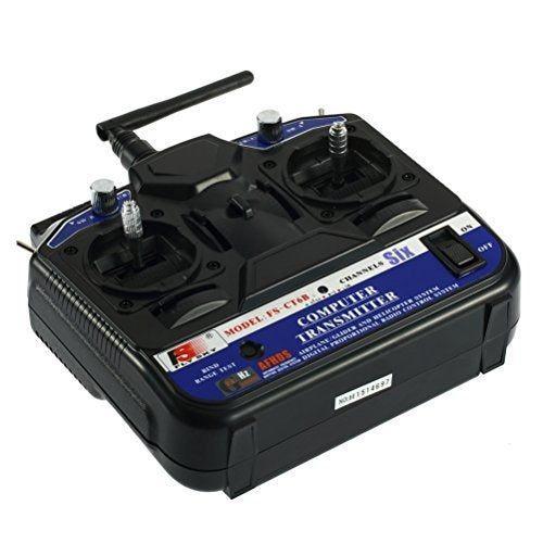 FlySky FS-CT6B 6ch 2.4GHz Transmitter with FS-R6B Receiver - RC Drone Control