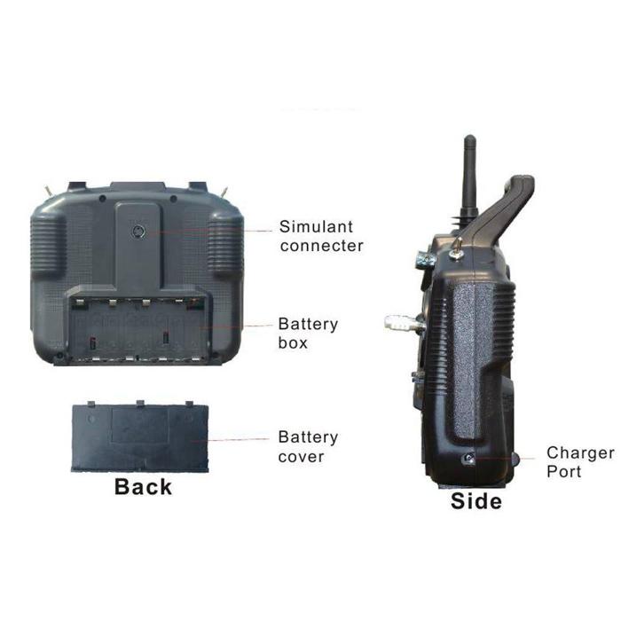 FlySky FS-CT6B 6ch 2.4GHz Transmitter with FS-R6B Receiver - RC Drone Control