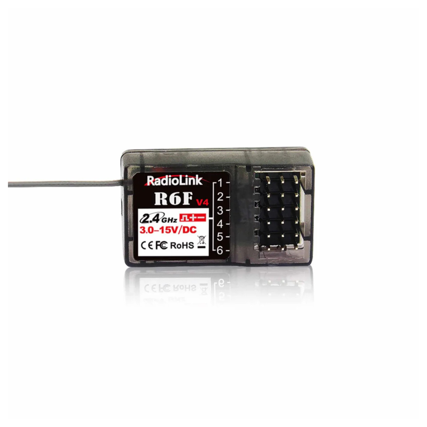 Radiolink R6F 2.4 GHz, 6 Channel RC Receiver Long Range up to 400 m