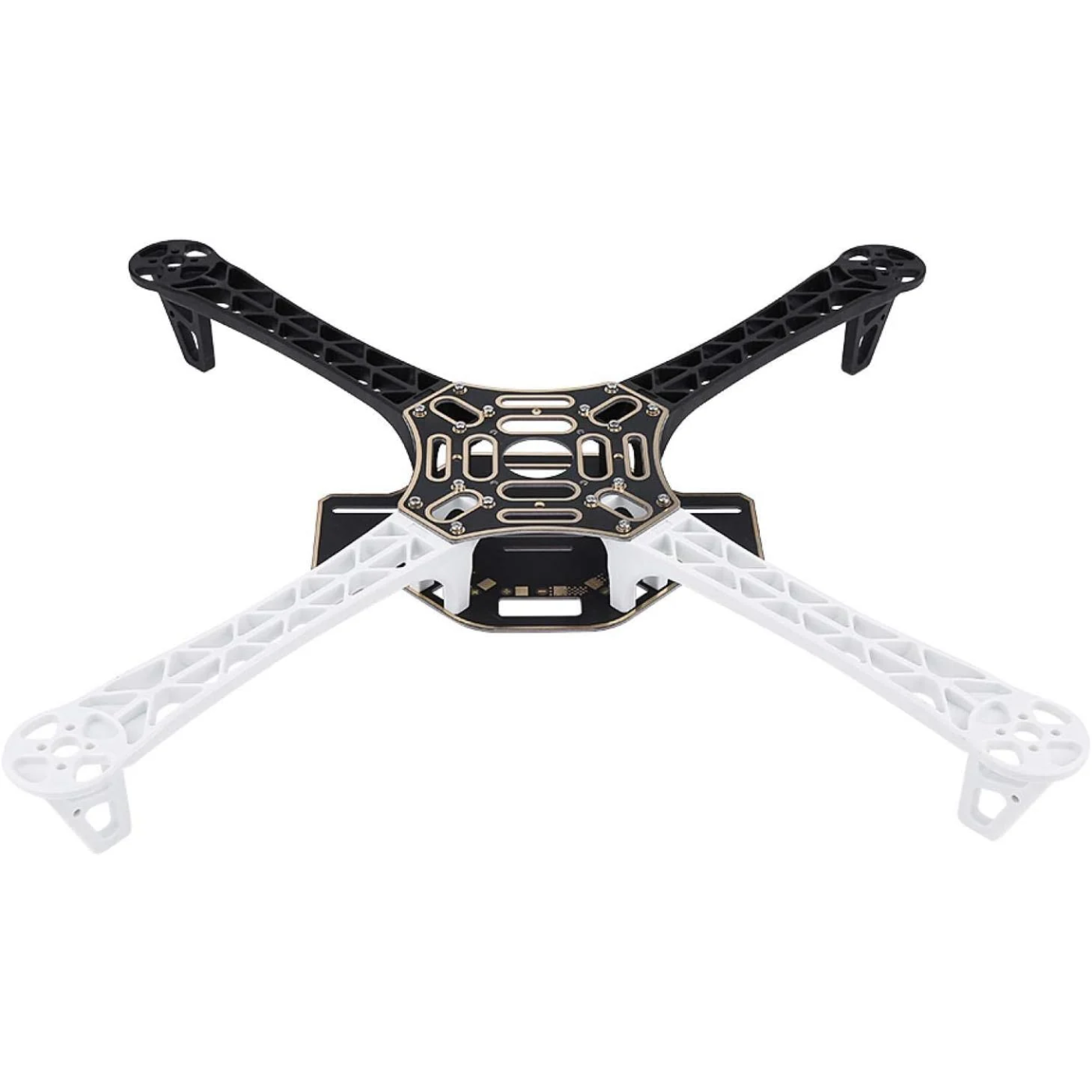 F450 4-axis Quadcopter Drone Frame Kit with Integrated PCB (Black & White)