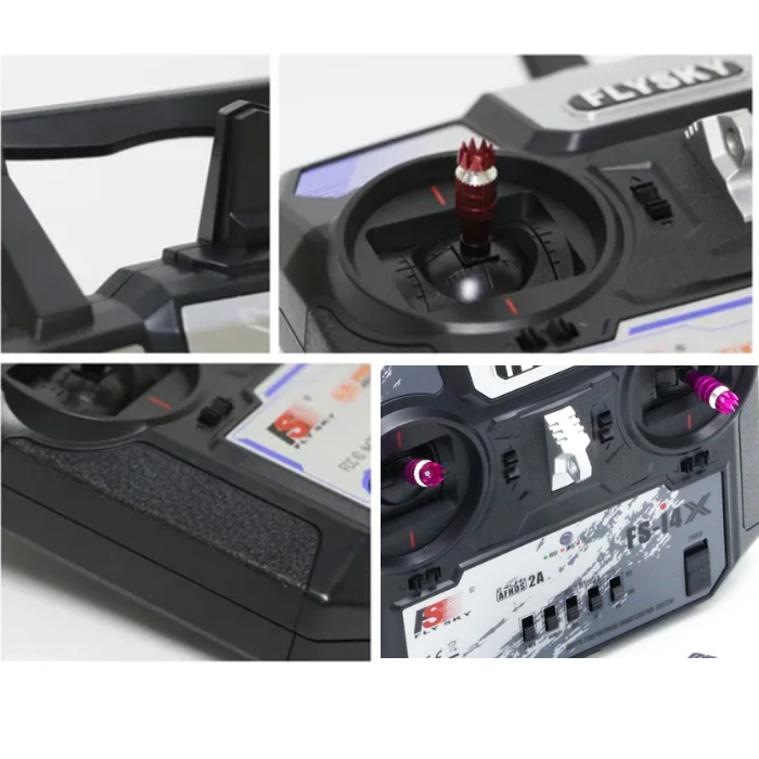 FlySky FS-i4X 2.4GHz 4CH AFHDS R/C Transmitter with FS-A6 Receiver