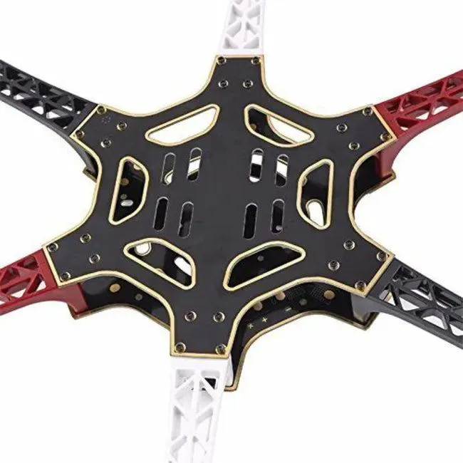 HF550 HJ550 6-Axis DJI Hexacopter Frame with Integrated PCB Wiring - Drone Airframe Kit