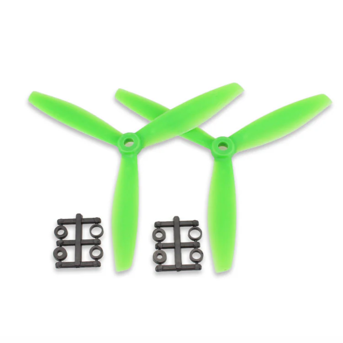 Gemfan 6040 6x4 Inch Glass Fiber Nylon 3-Blade Propeller - 1 Pair