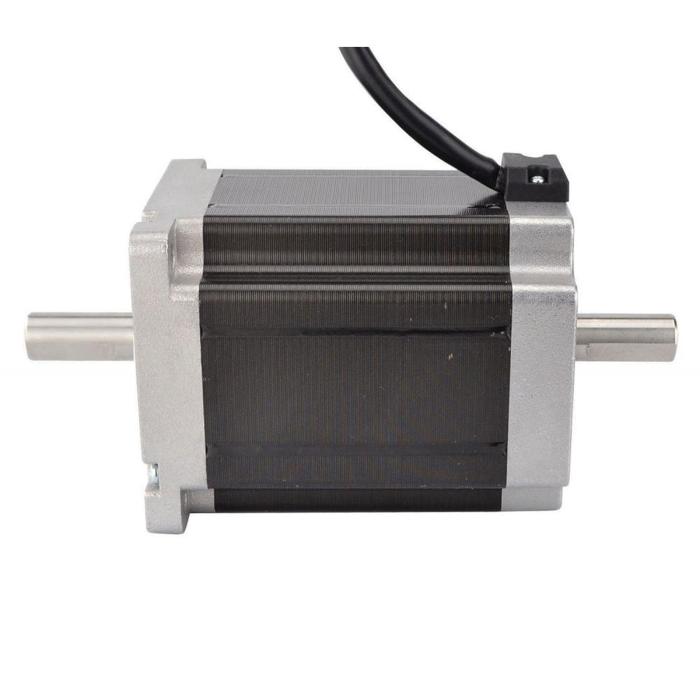 Dual Shaft NEMA 34 CNC Stepper Motor 34HS46-5004D (8.5NM-5A)