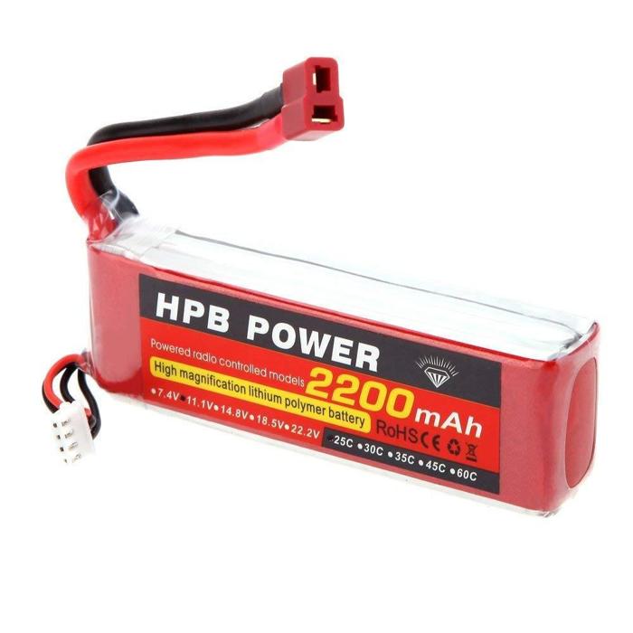 Iotcart 11.1V 2200 mAh LiPo Battery - RC Drones & Cars