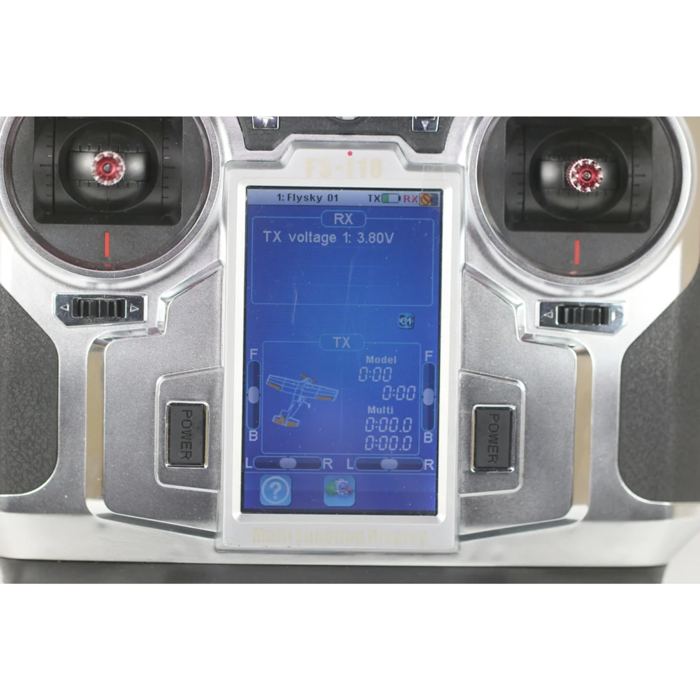 Flysky FS-i10 10CH 2.4GHz AFHDS 2 LCD Transmitter with Receiver - Drone Control