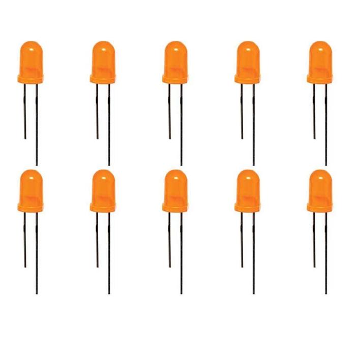 Iotcart 5 mm Orange LED (Pack of 10) - Indicator & Lighting - Buy Online India