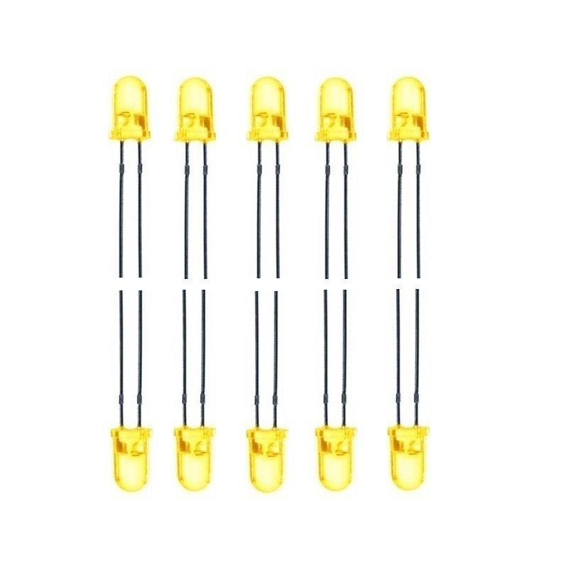 3 mm Yellow LED (Pack of 10)