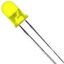 Iotcart 3 mm Yellow LED 2.2V 20mA (Pack of 10) - Indicator for Arduino & Raspberry Pi