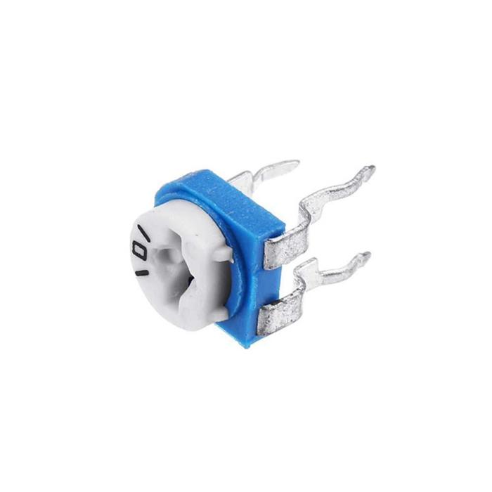 Iotcart 100 Ohm Preset Potentiometer Pack of 5 - PCB Mount Variable Resistor