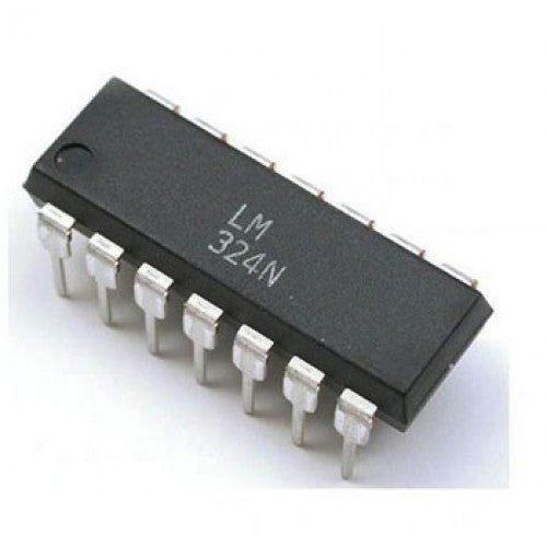 LM324 Quad Op-Amp IC 14-DIP - General Purpose Amplifier - Buy in India