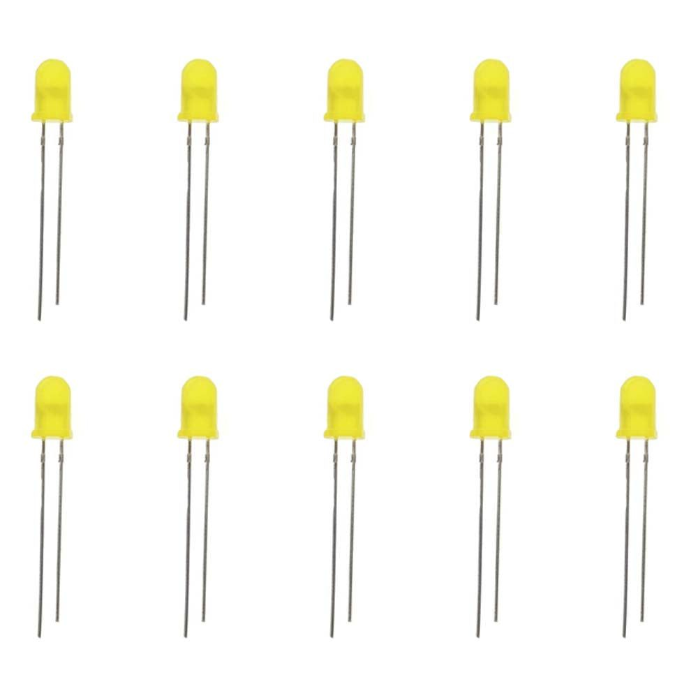 5mm Yellow LED(Pack of 10)