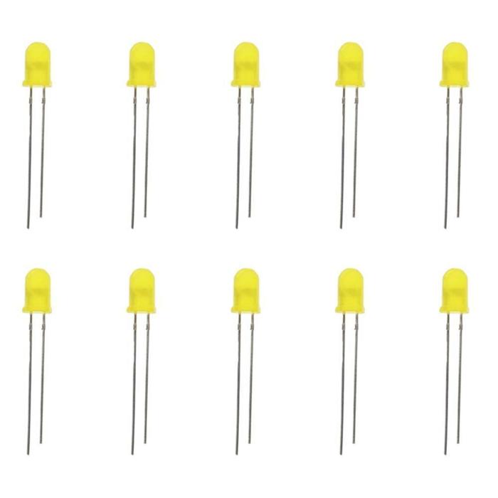 Buy 5mm Yellow LED (Pack of 10) - Indicator Lighting for Arduino & Raspberry Pi