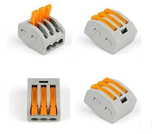 Iotcart SES-P-2328 400V 3 Pin Push in Conductor - Industrial Wiring Connector - Buy Online in India