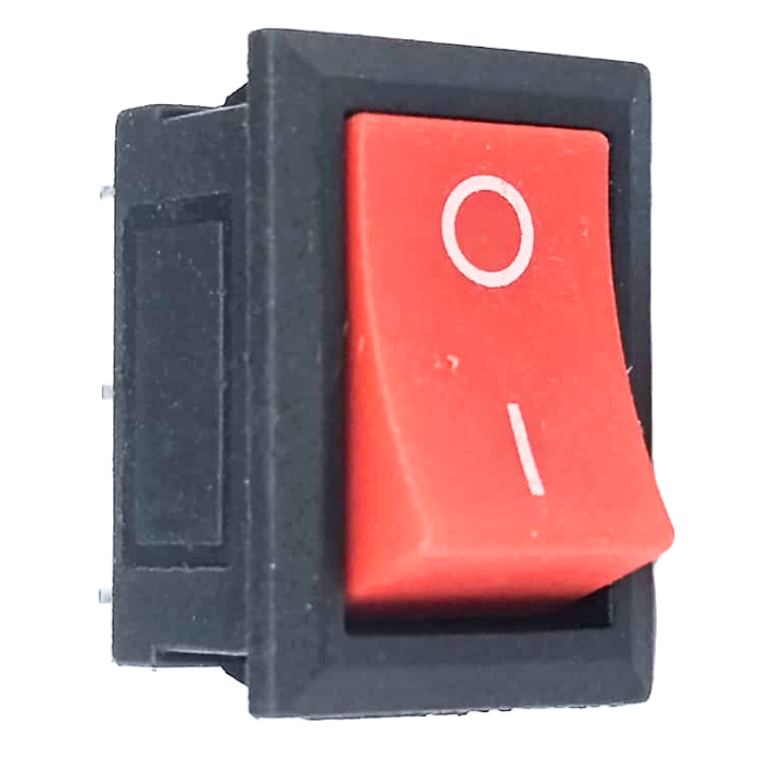 6 A 250V 3 pin SPDT ON-OFF Rocker Switch (JL MRS 102 BK)