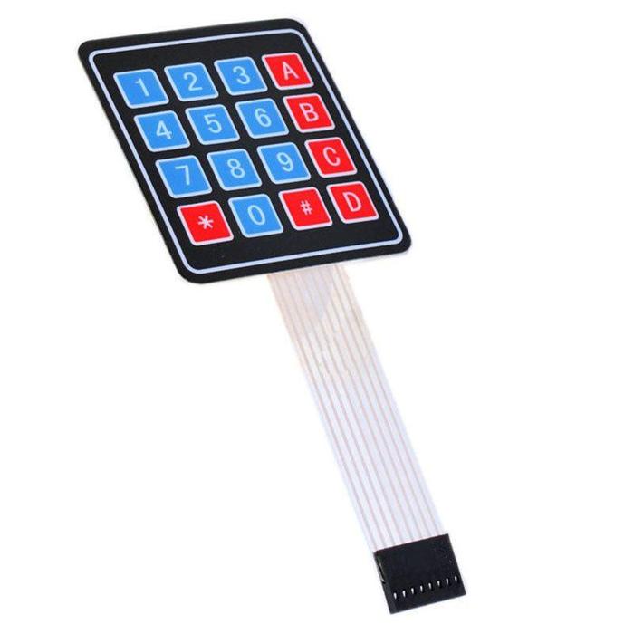 Iotcart 4x4 Membrane Keypad 16-Button Matrix - For Arduino & Raspberry Pi Projects