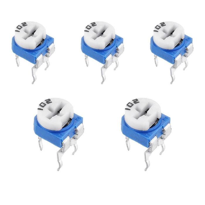 Iotcart 1K Preset Potentiometer (Pack of 5) - Variable Resistor for Arduino & Raspberry Pi