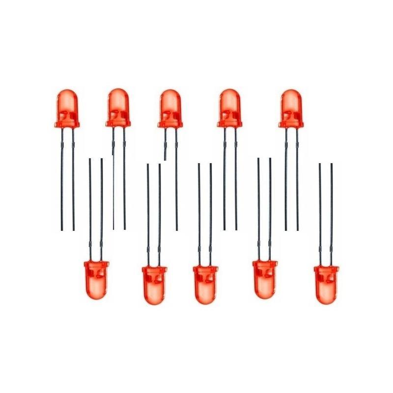 3mm Red Led (Pack of 10)
