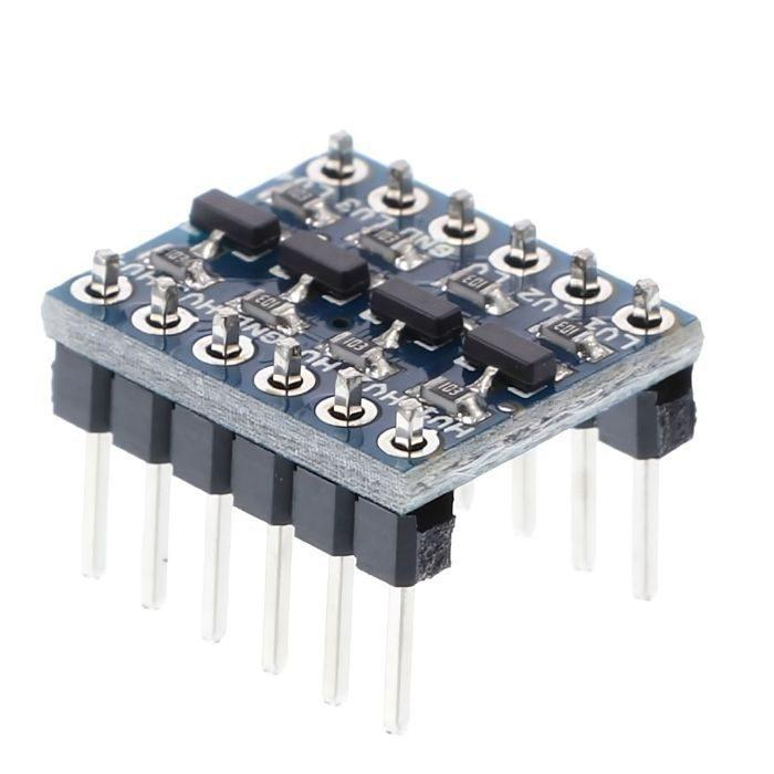 Iotcart SES-P-2346 4-Channel 3.3V-5V Bi-Directional Logic Level Converter - Arduino & Raspberry Pi Compatible