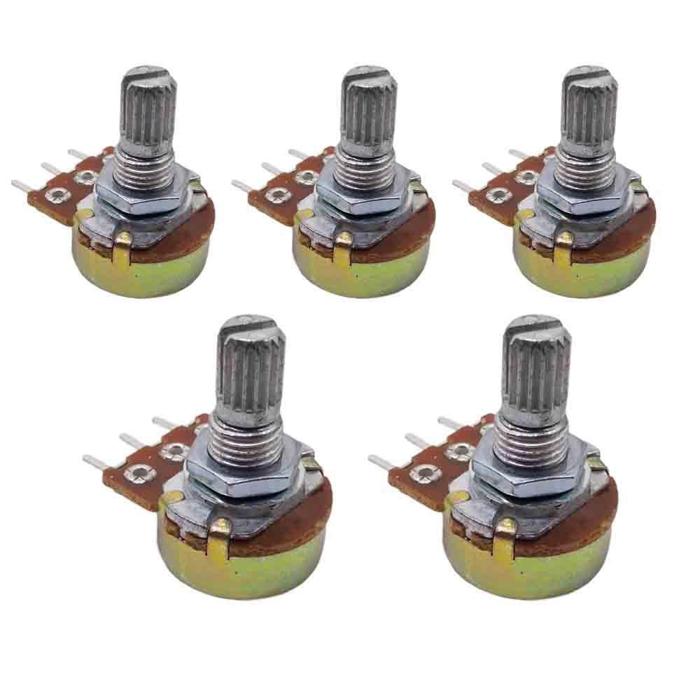 Buy Iotcart 1K Pot Potentiometer (Pack of 5) - Variable Resistor for Arduino, Raspberry Pi - India