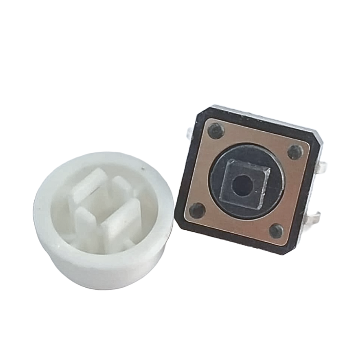 Tactile 4 Pin Push Button Switch - Pack of 5 (12x12x7.3 mm)