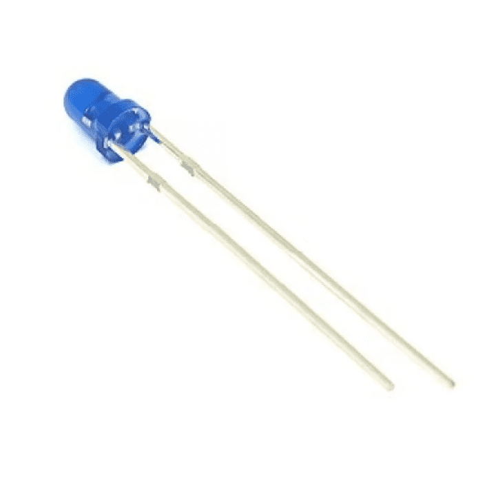 3mm DIP Diffused Blue Led (Pack of 10)