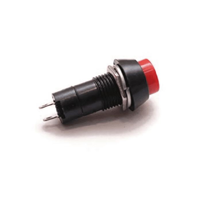 Iotcart Red PBS-11B 2PIN 12mm Momentary Push Button Switch 3A 250V - Buy Online in India