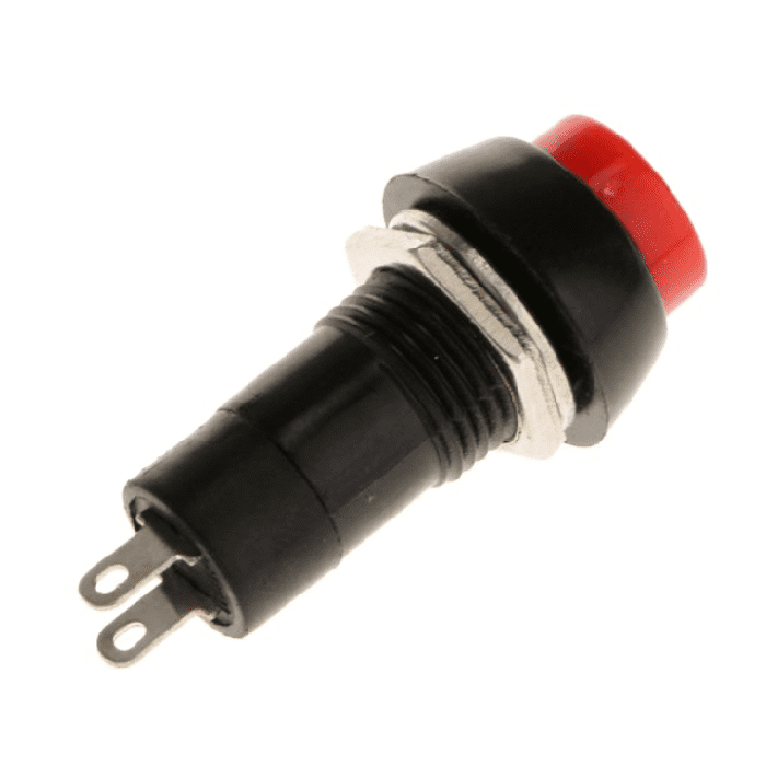 Iotcart Red PBS-11B 2PIN 12mm Momentary Push Button Switch 3A 250V - Buy Online in India