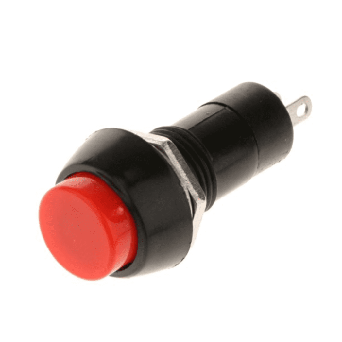 Iotcart Red PBS-11B 2PIN 12mm Momentary Push Button Switch 3A 250V - Buy Online in India