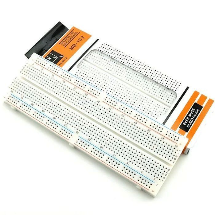 MB102 830 Points Solderless Breadboard