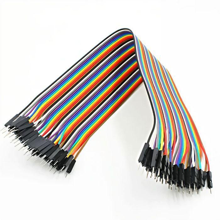 Iotcart Male to Male Jumper Wires 20cm 40pcs - Breadboard Prototyping