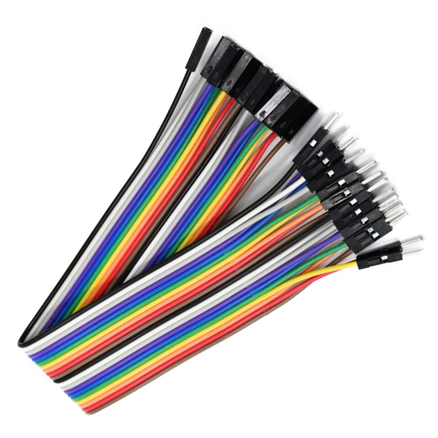 Male to Female Jumper Wires (20cm) (20pcs)