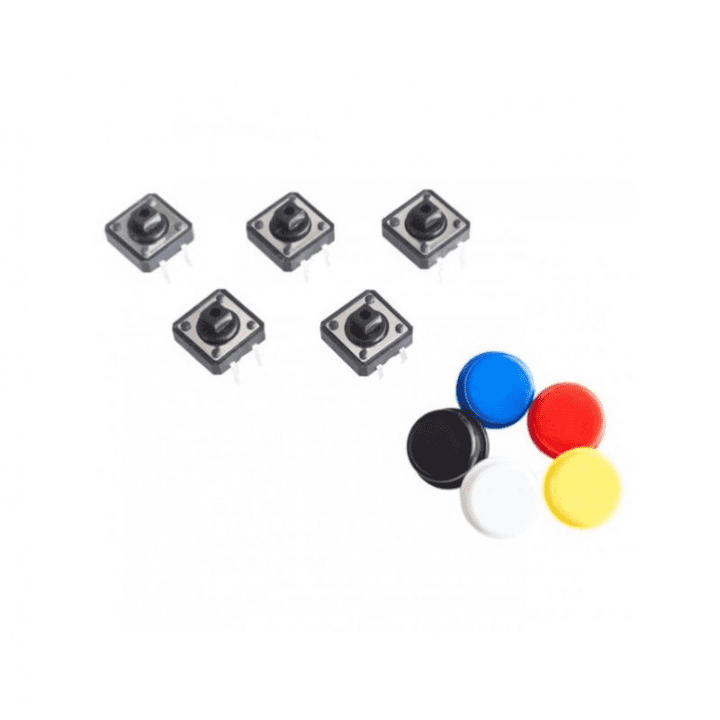 Tactile Push Button Switch Assorted Kit - 25 Pieces pack