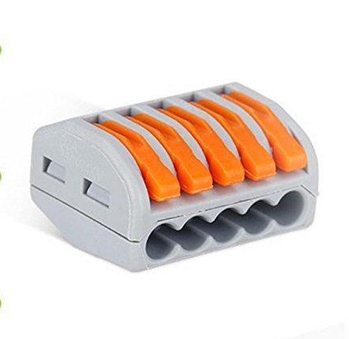 Iotcart SES-P-2378 5 Pin Push-in Conductor 400V Lever Nut Connector for Control Panels