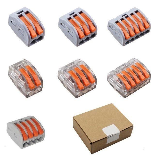Iotcart SES-P-2379 400V 2 Pin Push In Connector - Arduino & Raspberry Pi Compatible