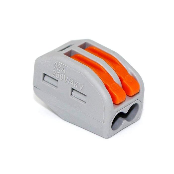 Iotcart SES-P-2379 400V 2 Pin Push In Connector - Arduino & Raspberry Pi Compatible