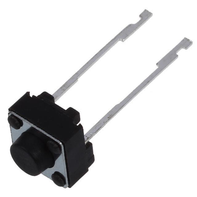 Iotcart SES-P-2383 2 Pin Button Switch (Pack of 10) - Momentary Tactile Switch for Arduino & Raspberry Pi