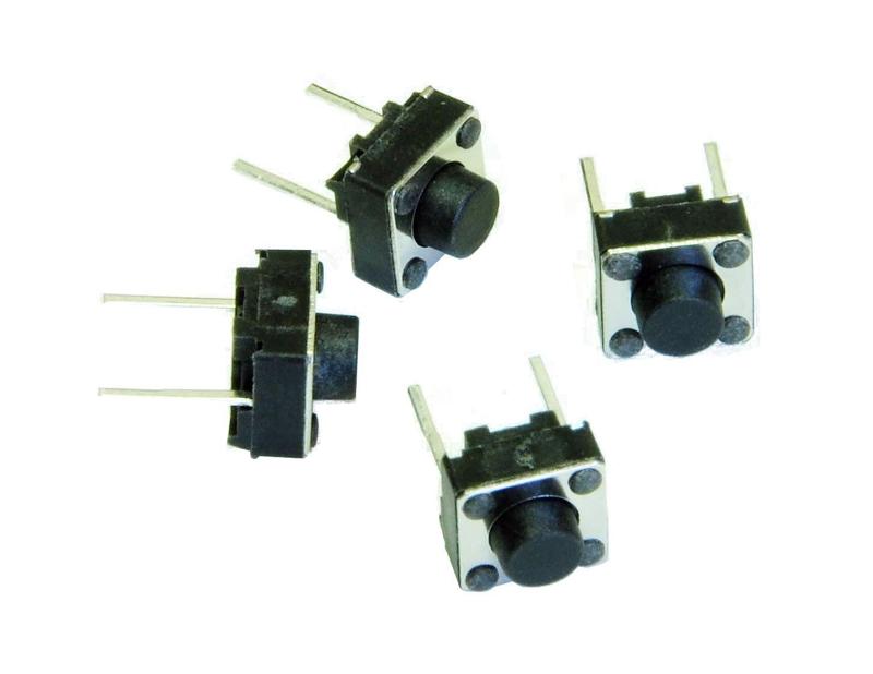 Iotcart SES-P-2383 2 Pin Button Switch (Pack of 10) - Momentary Tactile Switch for Arduino & Raspberry Pi