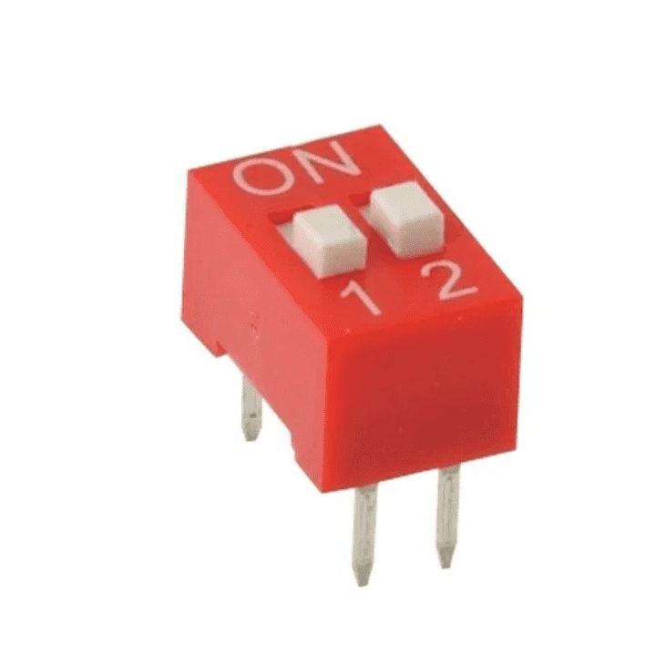 2 Way Slide Switch 2.54mm Pitch (Pack of 2)