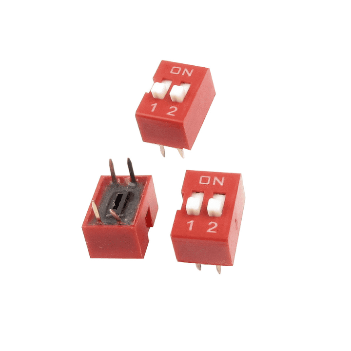 2 Way Slide Switch 2.54mm Pitch (Pack of 2)