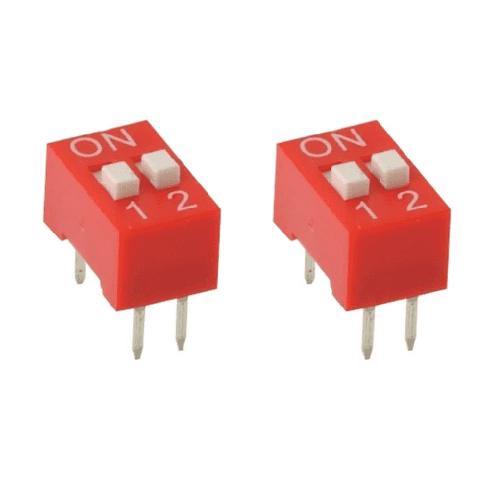 Iotcart SES-P-2384 2 Way Slide Switch 2.54mm Pitch - Pack of 2